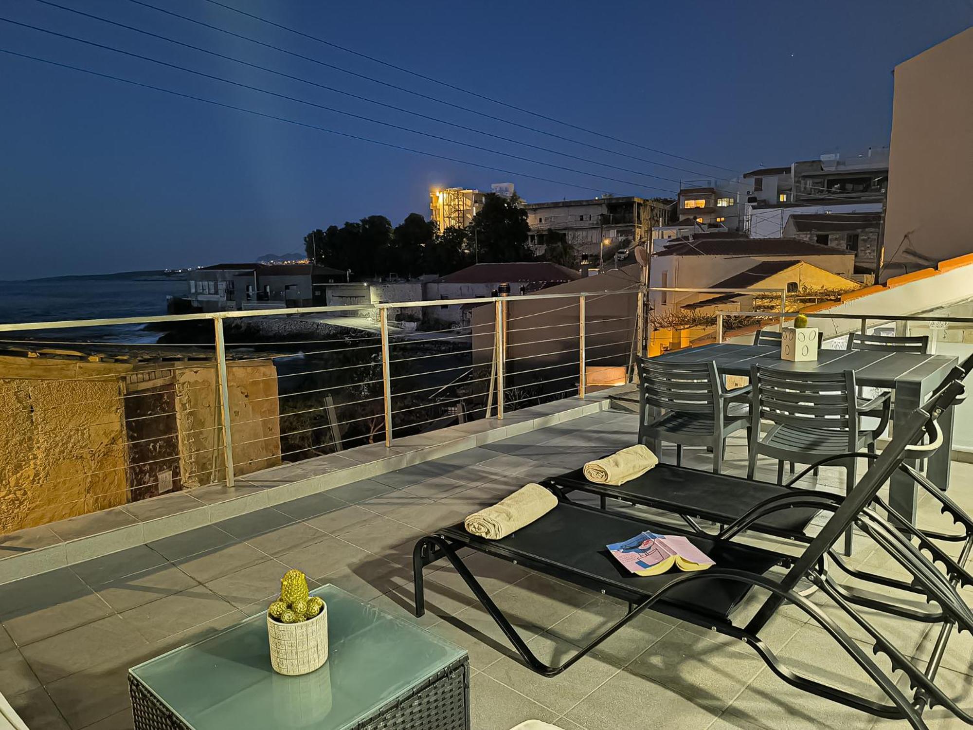 Charming Old Tannery House With Spacious Veranda And Stunning Sea View! Chania  Exterior photo