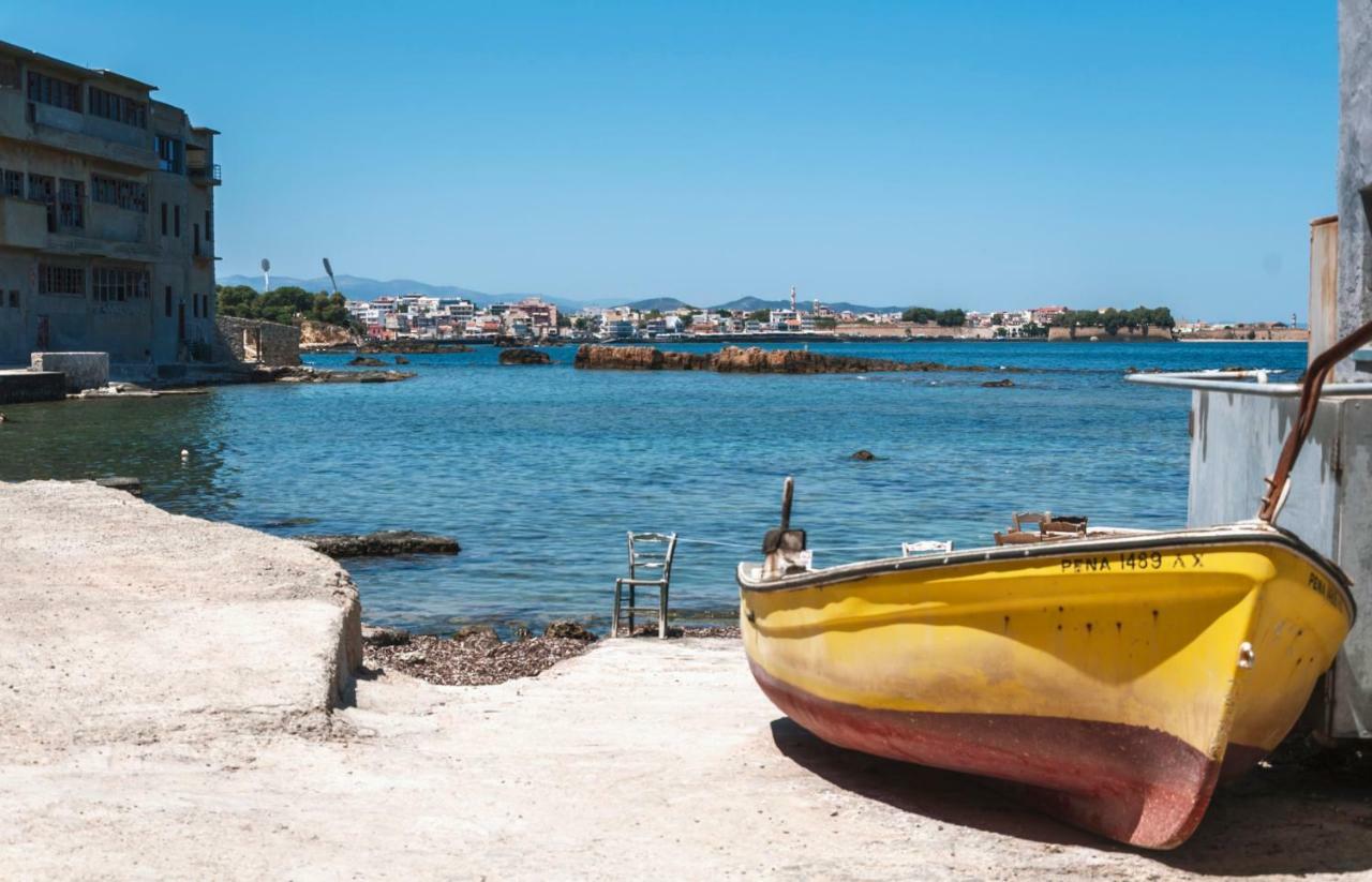 Charming Old Tannery House With Spacious Veranda And Stunning Sea View! Chania  Exterior photo